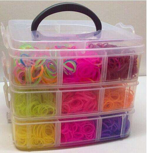 LOOM BAND KIT WITH 3 STACKS
