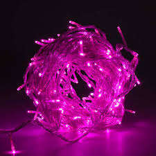 PINK LED Fairy Lights 10m String