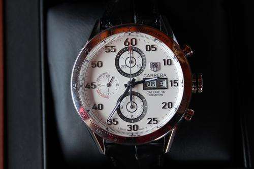 TAG HEUER CARRERA AUTOMATIC CALIBRE 16(EXCELLENT CONDITION)(BOX)(2 MONTHS OLD)
