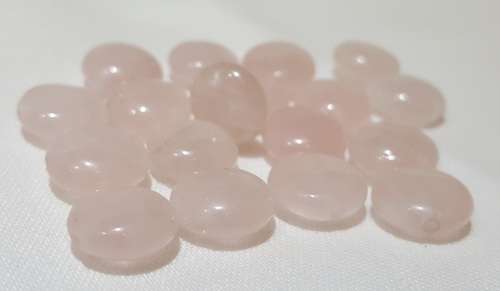 GENUINE ROSE QUARTZ BUTTONS