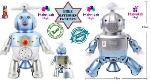 ***360 ROTATING DANCING ROBOT WITH FLASHING LIGHTS & MUSIC***INCL FREE BATTERIES***LAST 1 IN STOCK**