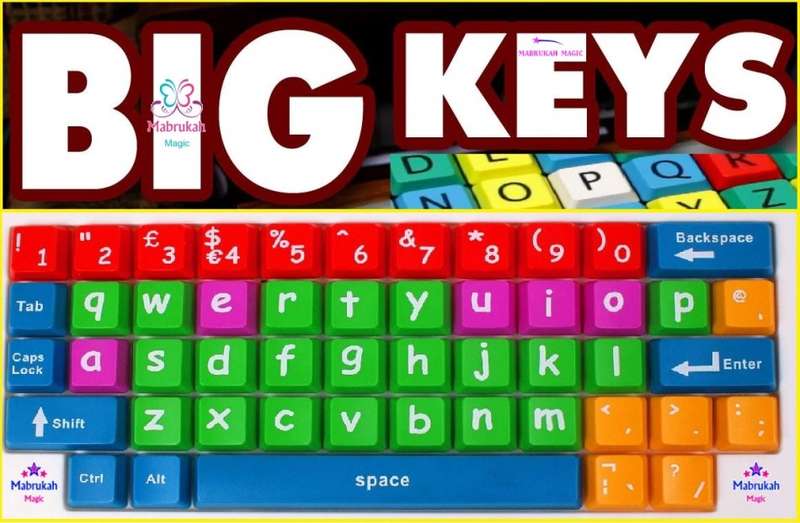 ***NEW***LARGE FONT COLORFUL USB KEYBOARD***AMAZING DEAL***