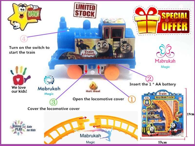 ***THOMAS & FRIENDS ELECTRIC TRAIN TRACK TOY + FREE BATTERY***MAKING PLAY FUN***BID PER ITEM
