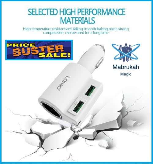 ***LDNIO 2 PORT USB CAR CHARGER ADAPTOR***CRAZZEEE DEAL***CLEARANCE***BID PER ITEM