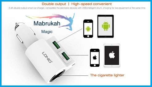 ***LDNIO 2 PORT USB CAR CHARGER ADAPTOR***CRAZZEEE DEAL***CLEARANCE***BID PER ITEM