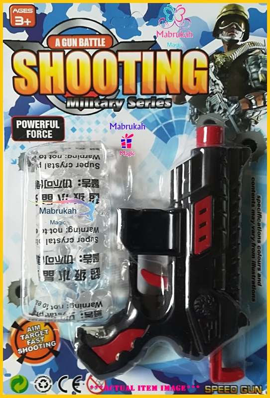 *NEW STOCK***SAFE TOY GUN WITH SOFT WATER PELLETS***REFILL PELLETS IN STOCK***SIZZLING DEAL!!!