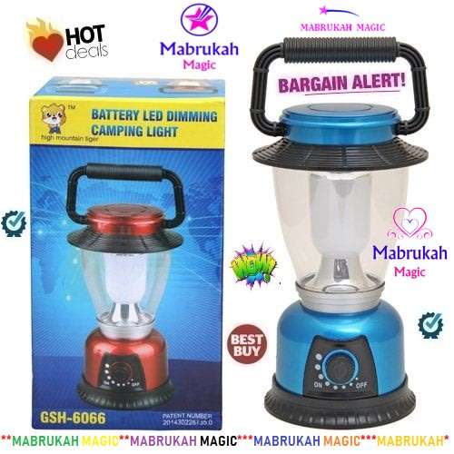 ***BATTERY LED DIMMING CAMPING LIGHT***LIGHTNING DEAL!!!BID PER ITEM!!!