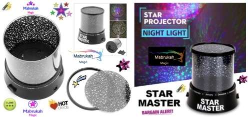 *LAST 1 IN STOCK**TWINKLE and SPARKLE WITH THIS COLORFUL STAR LIGHT***BID PER ITEM***