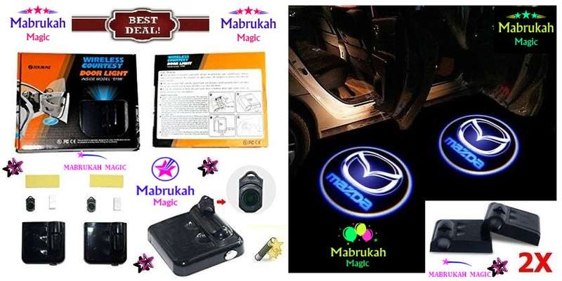 ***MAZDA ONLY***Wireless Universal Door Logo Ghost Projector Lights!!!***BID NOW**BID PER ITEM!!!