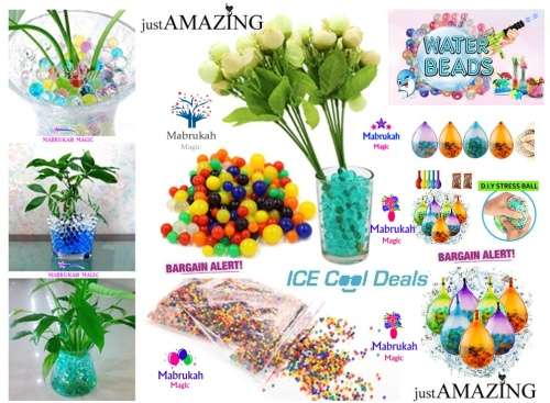 *PACK OF 200+*AMAZING MULTI USES NON TOXIC UNGROWN WATER BEADS/PELLETS*SIZZLING DEAL!!!BID PER PACK!