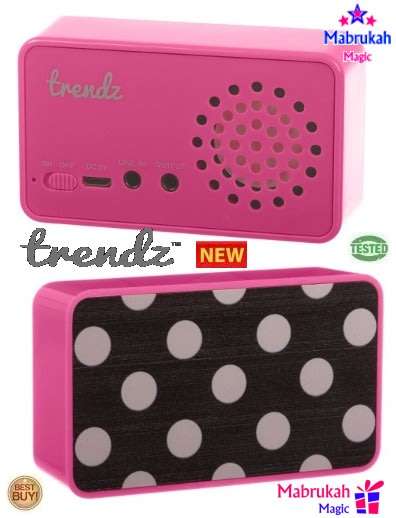 ***TRENDZ PORTABLE MINI SPEAKER***LAST STOCK***