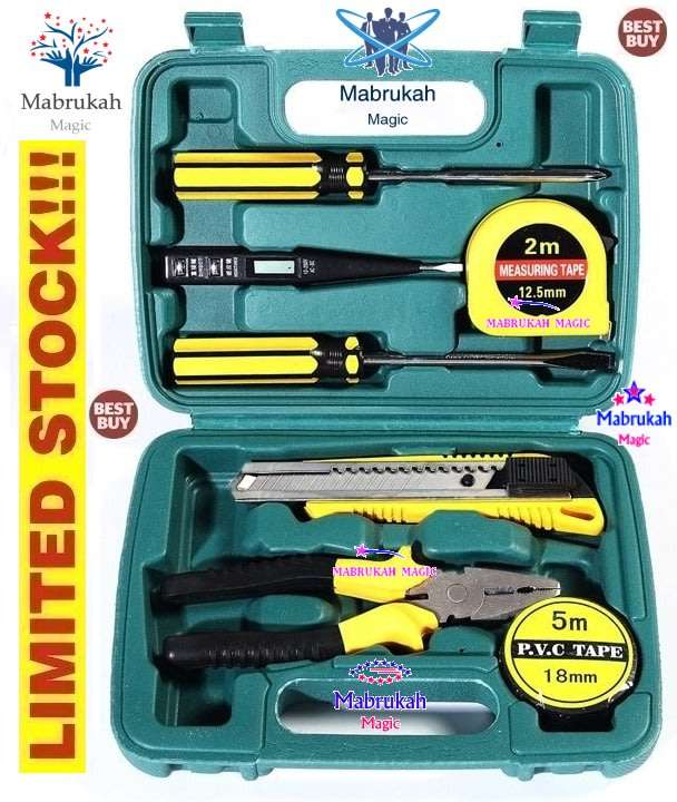 *CLEARANCE BELOW COST**HANDY GIFT AUCTION***8PC REPAIRING TOOL SET IN HARD CARRY BAG***LAST STOCK***