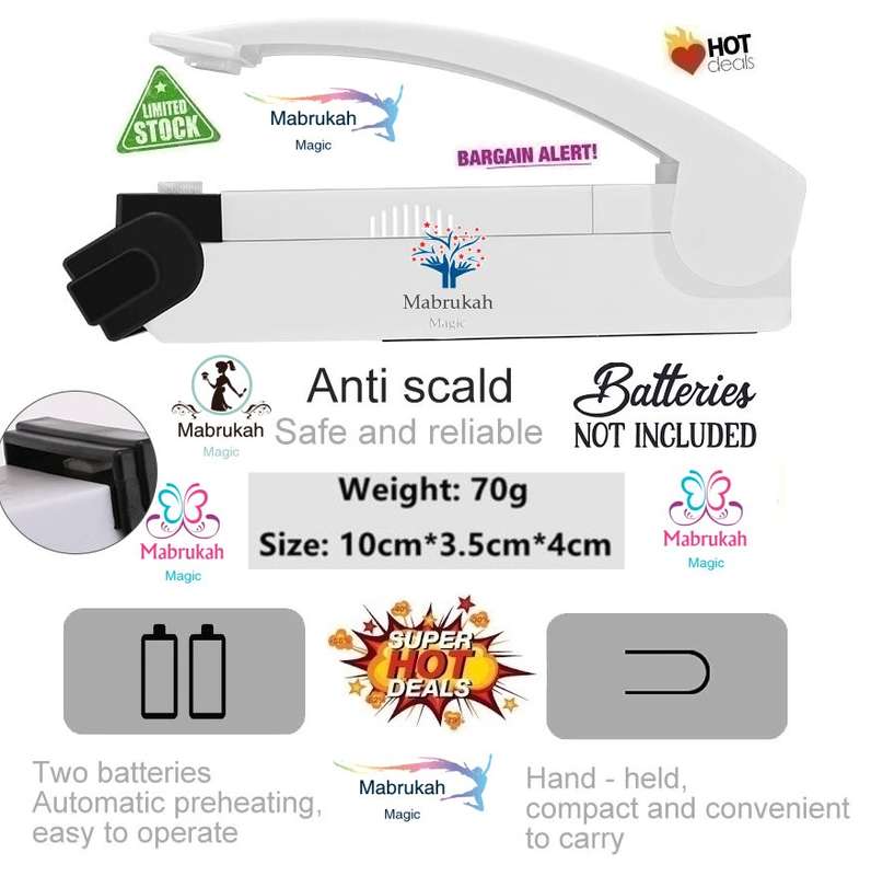 ***PORTABLE HAND HELD BATTERY OPERATED HEAT SEALER***FRESH DEAL!!!BID PER ITEM!!!