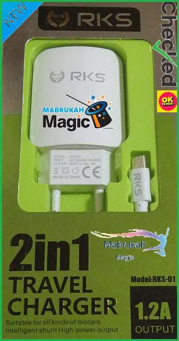 ***FAST*** 2 IN 1 TRAVEL CHARGER***RKS***TESTED & CHECKED***BID PER ITEM!!!
