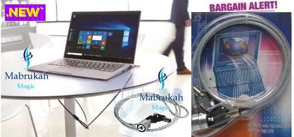 ***HIGH QUALITY ALLOY ANTI THEFT CABLE LOCK WITH 2 KEYS***BID PER ITEM!!!