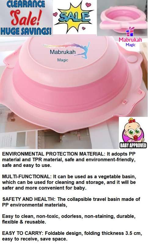 CLEARANCE*LAST 1 ON AUCTION*CUTE FOLDING INFANT CARTOON WASHBASIN*BID PER ITEM!!!