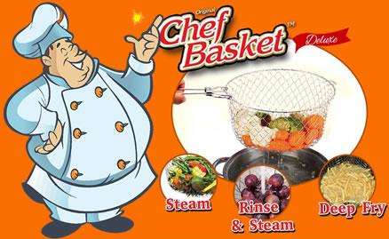 ***12 IN 1 MULTI PURPOSE CHEF BASKET***NEW IMPROVED VERSION***BIGGER AND BETTER@@@ A CRAZY R1 START.