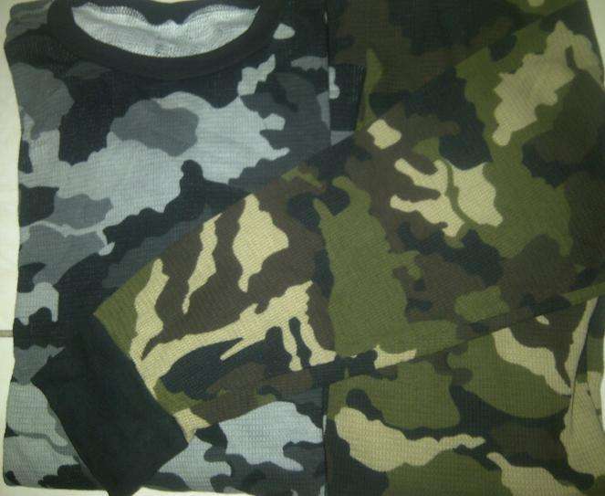***NEW***NEW***FASHIONABLE, COMFORTABLE, SOFT CAMOUFLAGE FREE SIZE WAFFLE TOP***
