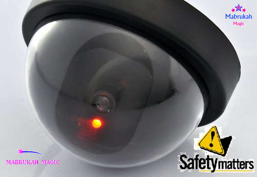 ***WOW***REAL LOOK DUMMY DOME CAMERA WITH LED + FREEE BATTERIES INCLUDED****