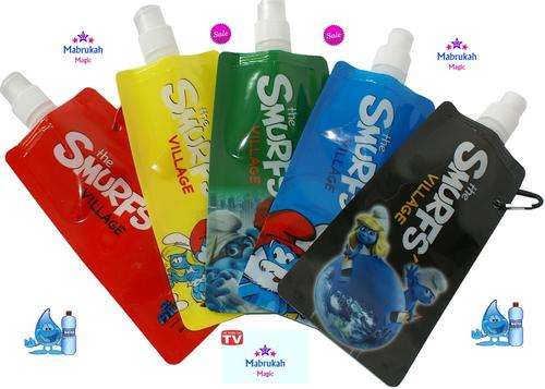 **BACK TO SCHOOL***CARTOON CHARACTER FOLDABLE WATER BOTTLES***KIDS JUST LOVE THEM***