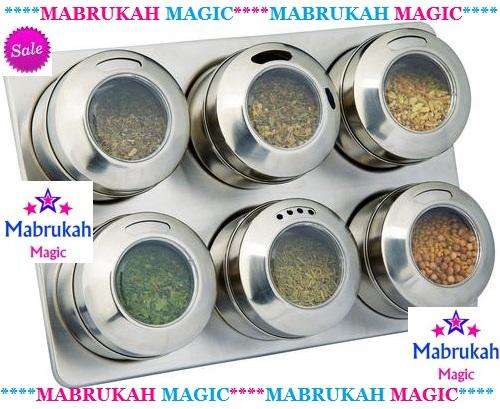 ***SPECIAL OFFER***FIRST ON BOB***ALL NEW***MAGNETIC SPICE JARS***BELOW COST START***