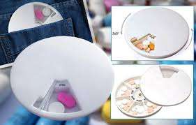 ***TOOOO CUTE & USEFUL TOO + LOW SHIPPING***FUNKY ULTRA HANDY 7DAY PILL CONTAINER***
