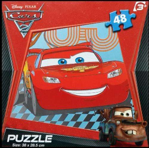 ***BELOW COST***ORIGINAL DISNEY PIXAR CARS 2***48 PIECE PUZZLE***SUPER 4EVERY LITTLE CURIOUS BOY***
