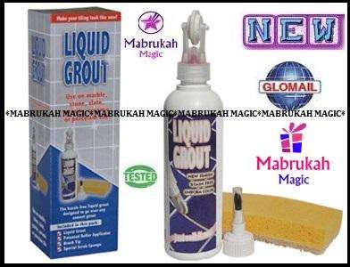 ***4 PIECE GLOMAIL LIQUID GROUT***READ BUYERS RESPONSE ABOUT ITEM***BID PER ITEM