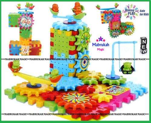 *FREE BATTERIES*NOT SEEN BEFORE*5 ON AUCTION*81PCS ELECTRO MOTION BUILDING BLOCKS*EDUCATIONAL & FUN*