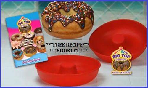 **ORIGINAL**GLOMAIL**R1 BIDS**+FREE COLOR RECIPE**BIG TOP GIANT DONUT SILICONE BAKEWARE!*