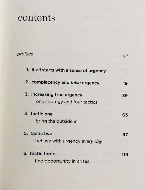 A Sense of Urgency. John P Kotter. Hardcover 2008.