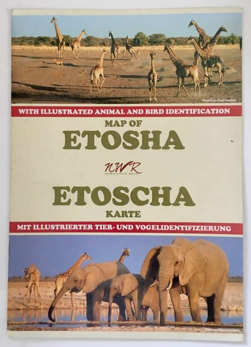 Map of Etosha | Etoscha Karte. Joy Frandsen. Undated