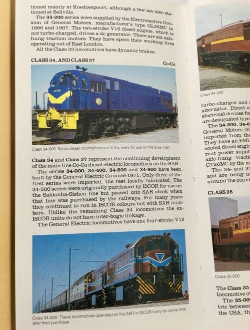 Locomotives of the South African Railways. Leigh Paxton and David Bourne, 1st Edition, 1985