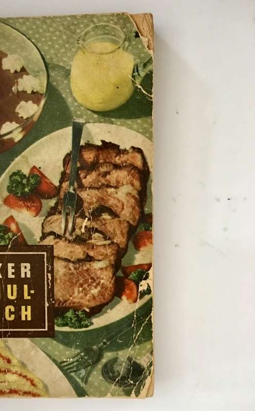 Dr Oetker Schul-Kochbuch (German). Softcover, Ausgabe F, 1951