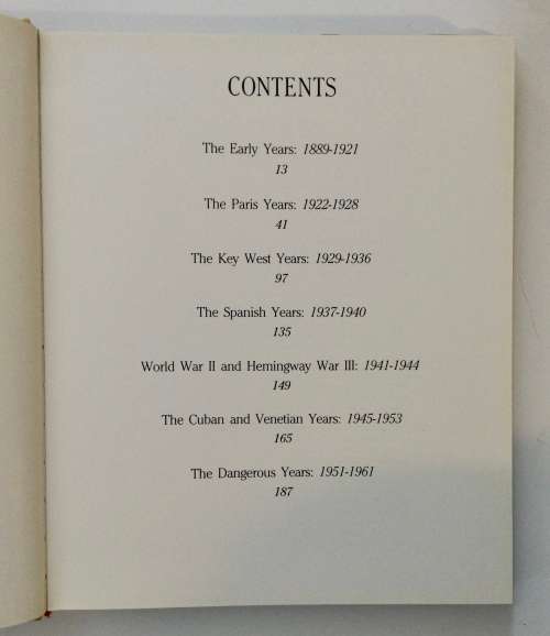 Hemingway and His World by AE Hotchner. Hardcover, 1st Ed, 1989