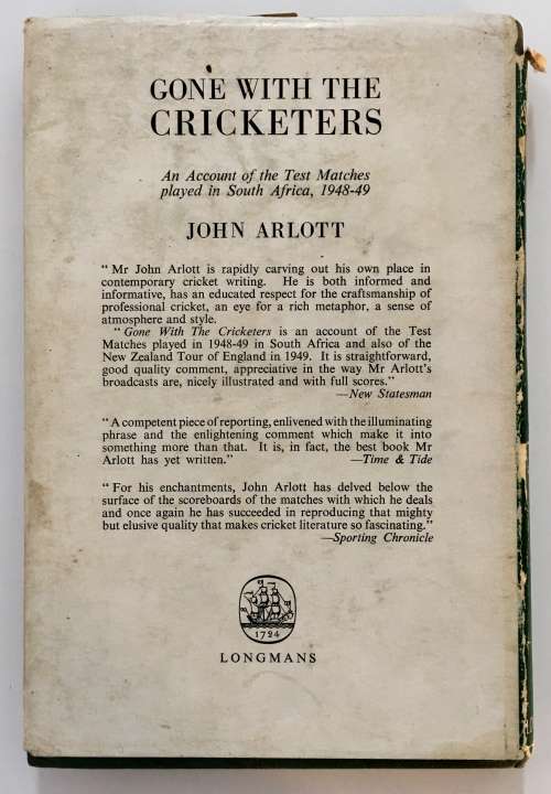 The Fourth Sprinboks: 1951-1952 - RK Stent. Hardcover w/dj. 1st Ed. 1952
