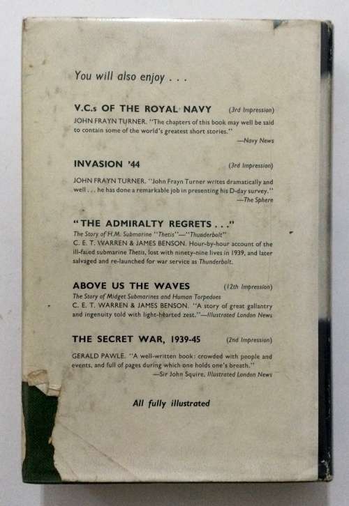 The Great Sea War - EB Potter and CW Nimitz. Hardcover w/dj. 1st Ed. 1961