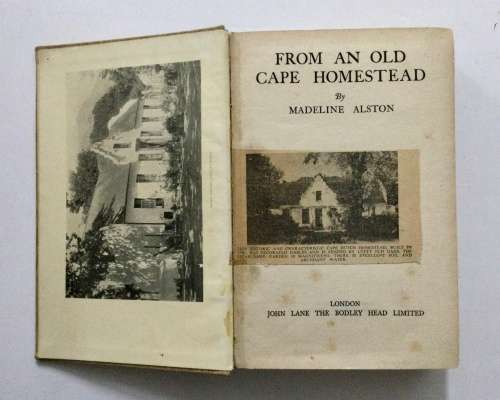From an Old Cape Homestead - Madeline Alston. Hardcover no dj, 1st Ed. 1929