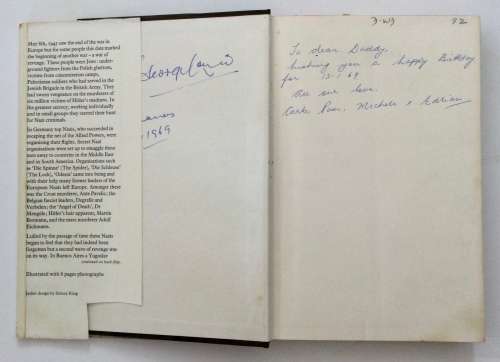The Avengers - Michael Bar-Zohar. Hardcover w/dj. 1st Eng Ed, 1968