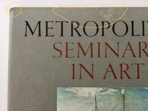 Metropolitan Seminars in Art #7 - John Canaday. Hardcover w/o dj, 1st Ed 1958
