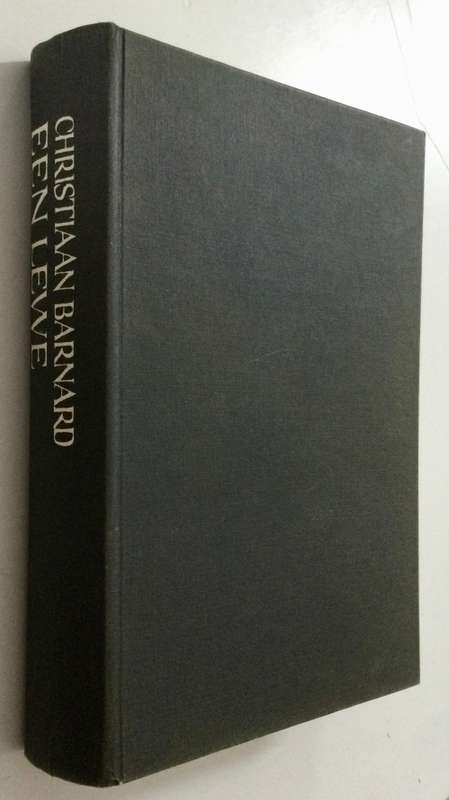 Een Lewe - Christiaan Barnard. Hardeband, geen stofjas, 3e dr. 1970