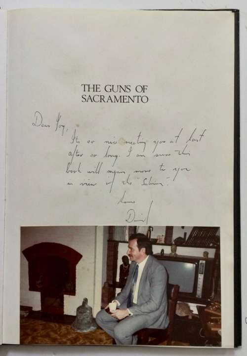 The Guns of Sacramento - Geoffrey and David Allen. Hardcover w dj, 1st Ed, 1978