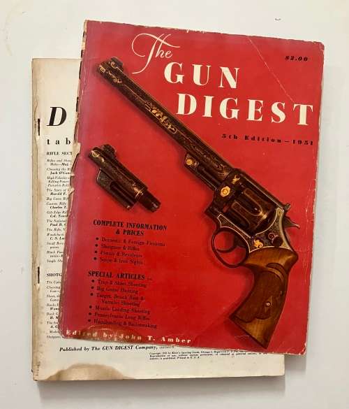 The Gun Digest - John T Amber (Ed.), Softcover, 5th Ed. 1951
