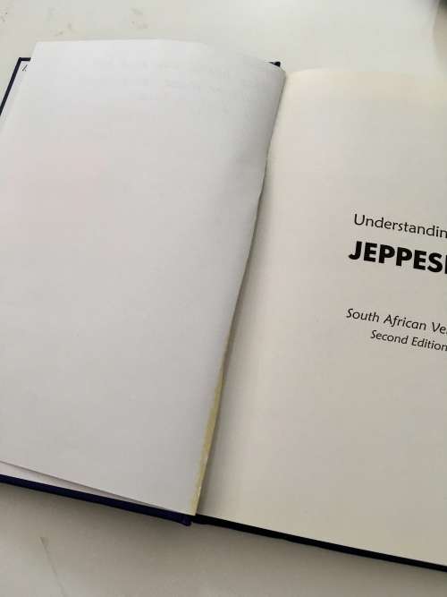 Understanding the Jeppesen (SA Version) - Jacques Vosloo. Hardcover, 2nd Ed. 2009
