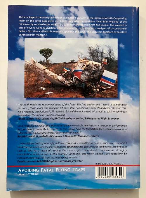 Avoiding Fatal Flying Traps - Johan Lottering. Softcover, 1st Print, 2010