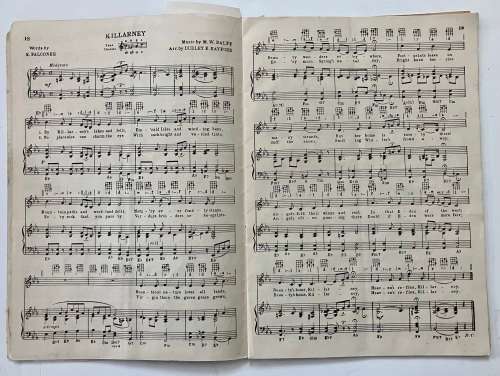 Community Book of Irish Songs -  Francis & Day. RARE softcover, undated