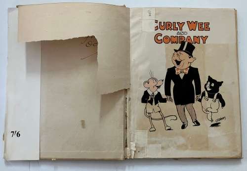 Curly Wee and Company -  Maud Budden & Roland Clibborn. RARE hardcover w dj, undated