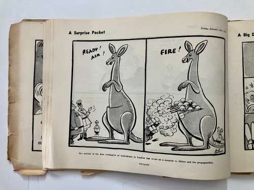 A Selection of War Cartoons -  Bob Connolly. RARE softcover, undated