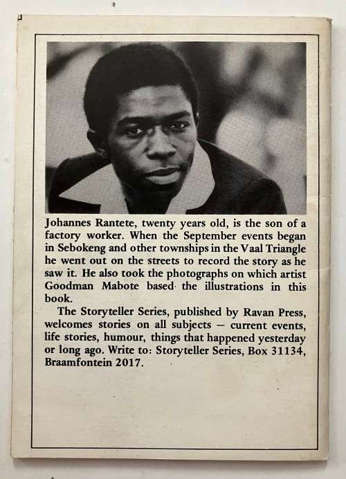 The Third Day of September, an eyewitness account of the Sebokeng Rebellion of 1984 - J Rantete