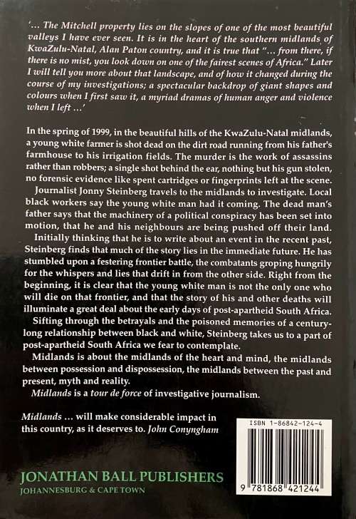 Midlands - Jonny Steinberg. Softcover. 1st Ed, 2002
